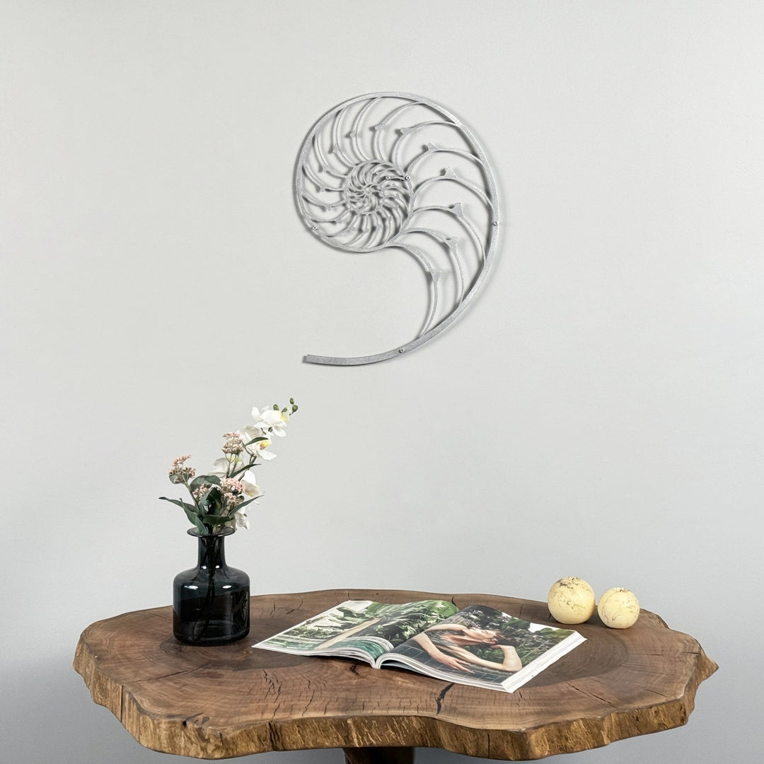 nautilus-and-the-golden-ratio-fibonacci-spiral-unique-modern-metal-wall-art-stylish-decor-colorfullworlds