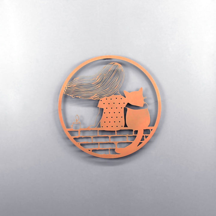 Metal Wall Decor | You and Your Cat - Metal Wall Art
