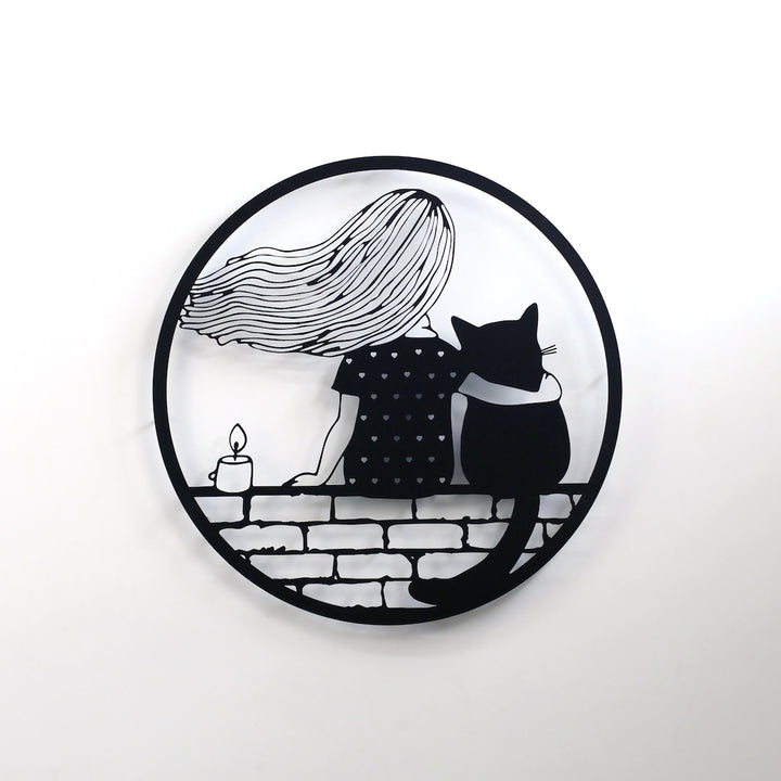 Metal Wall Decor | You and Your Cat - Metal Wall Art