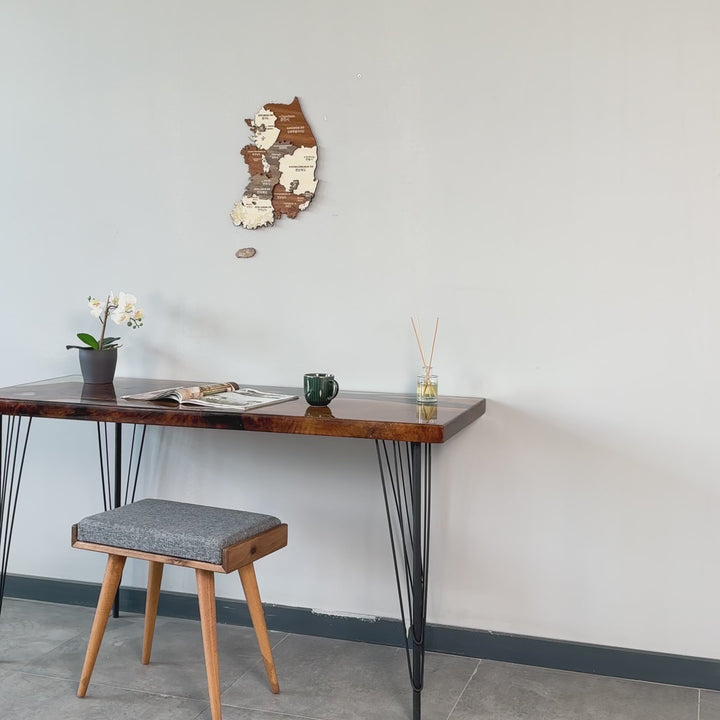wooden-map-of-south-korea-video-wood-3d-home-and-office-decor-vivid-detailing-colorfullworlds