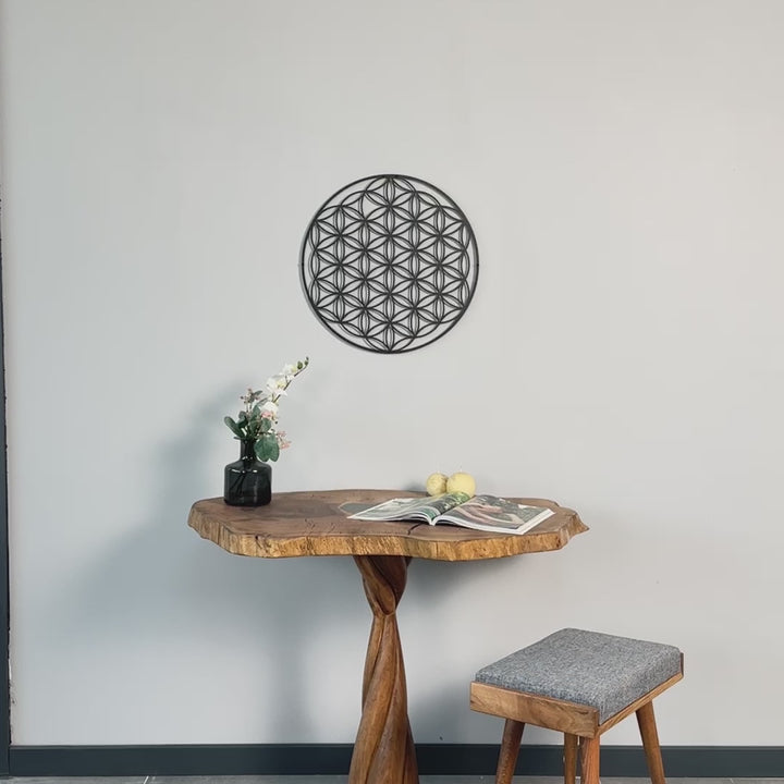 Flower of Life Metal Wall Art - Metal Wall Decor