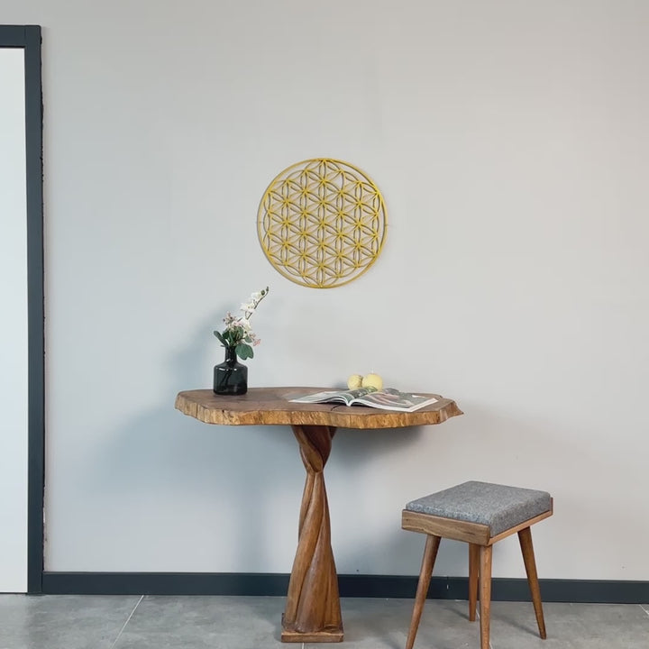 Flower of Life Metal Wall Art - Metal Wall Decor