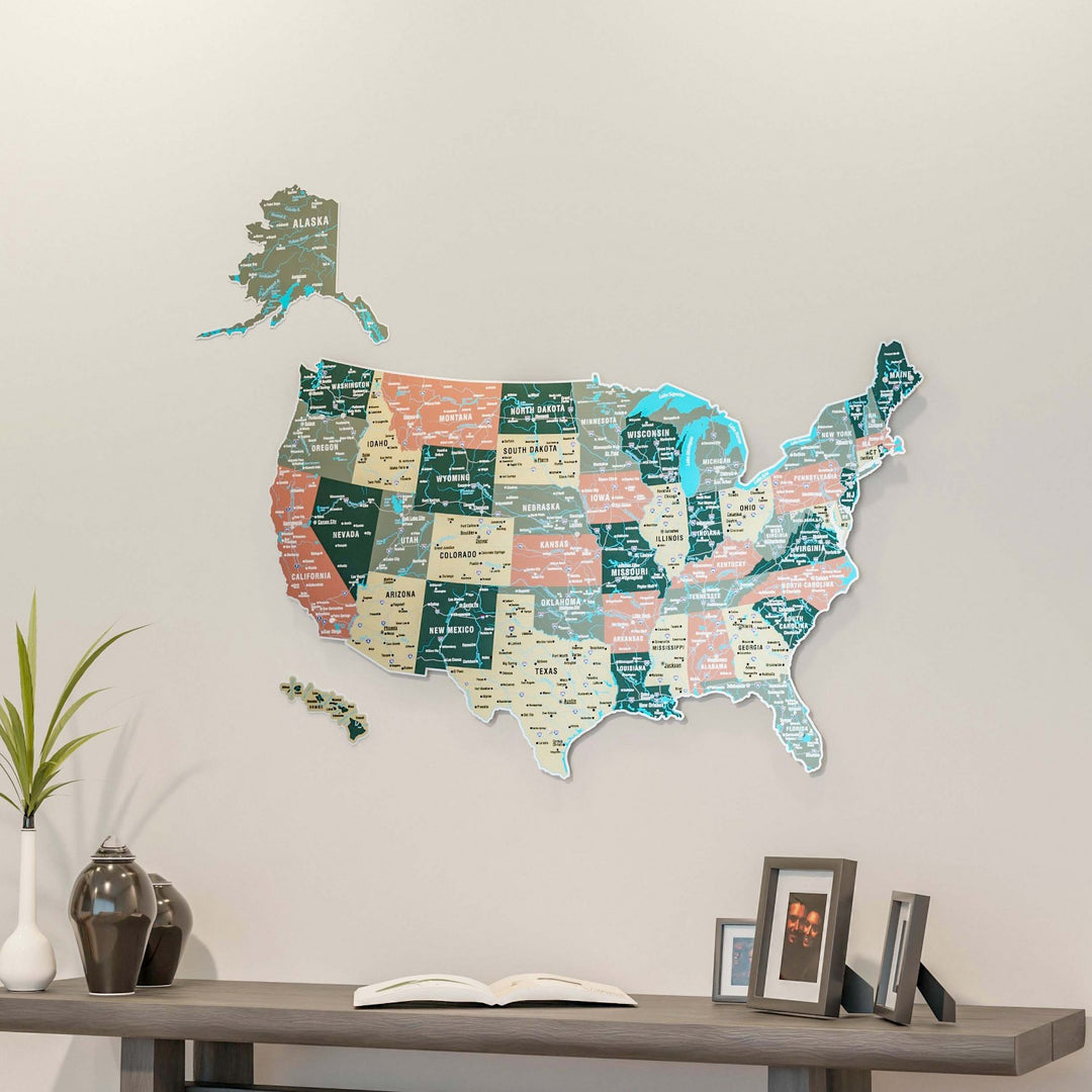 sage-colors-metal-map-of-usa-uv-print-on-metal-vibrant-sage-tones-wall-art-decor-colorfullworlds