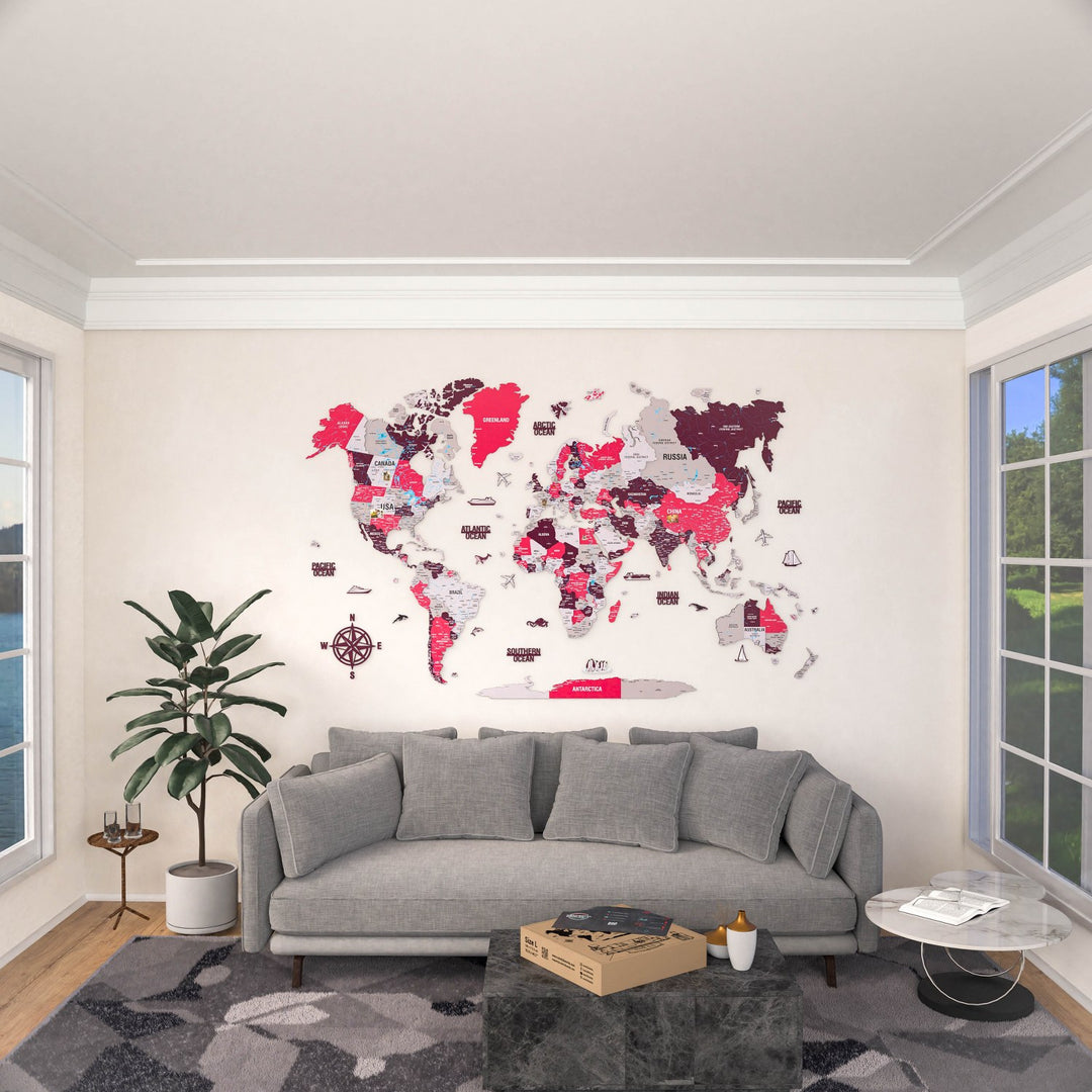 wooden-world-wall-map-crimson-3d-wooden-world-map-vibrant-colors-living-room-decor-colorfullworlds