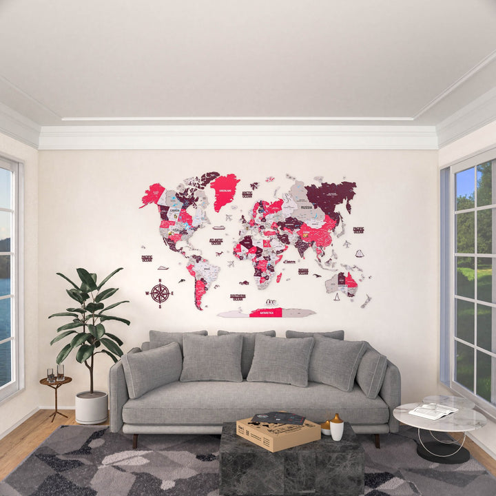 wooden-world-wall-map-crimson-3d-wooden-world-map-vibrant-colors-living-room-decor-colorfullworlds