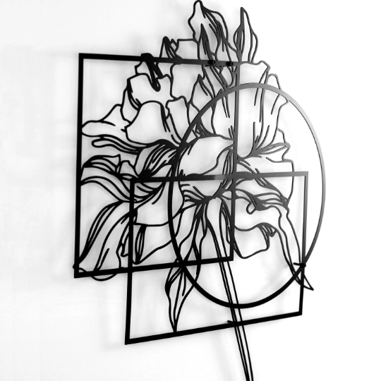 flower-metal-wall-art-for-bedroom-decor-abstract-geometric-design-colorfulworlds