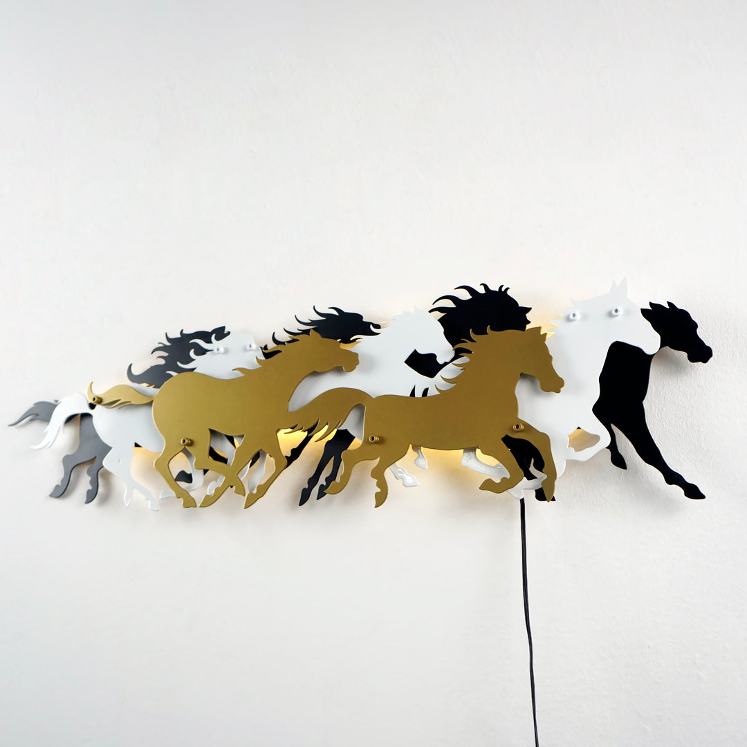 herd-of-horses-wall-decor-3d-metal-art-grey-gold-black-copper-led-lights-office-metal-decor-colorfullworlds