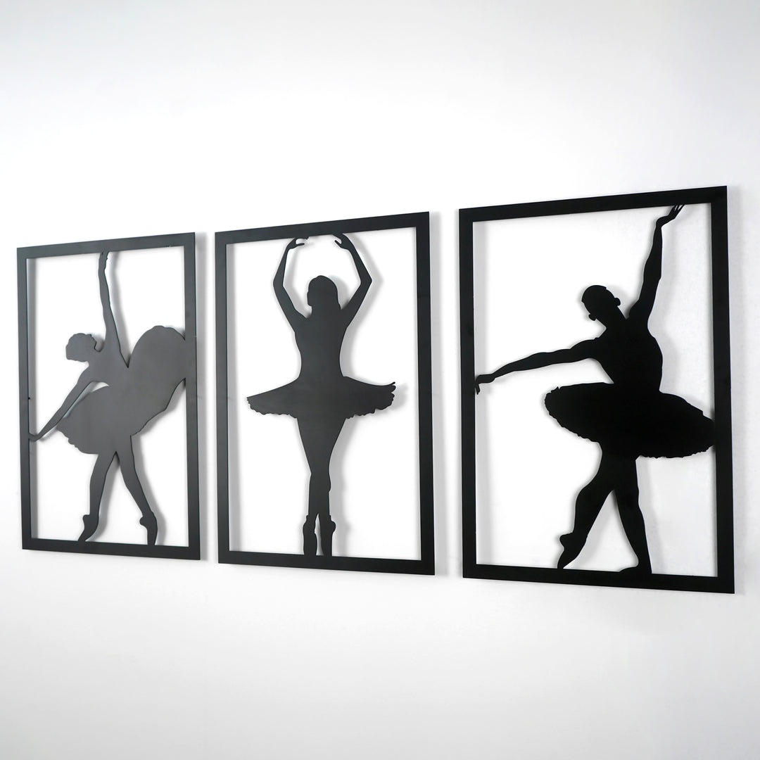 metal-wall-decors-metal-wall-table-triple-ballerina-elegant-metal-wall-decor-for-modern-spaces-colorfullworlds