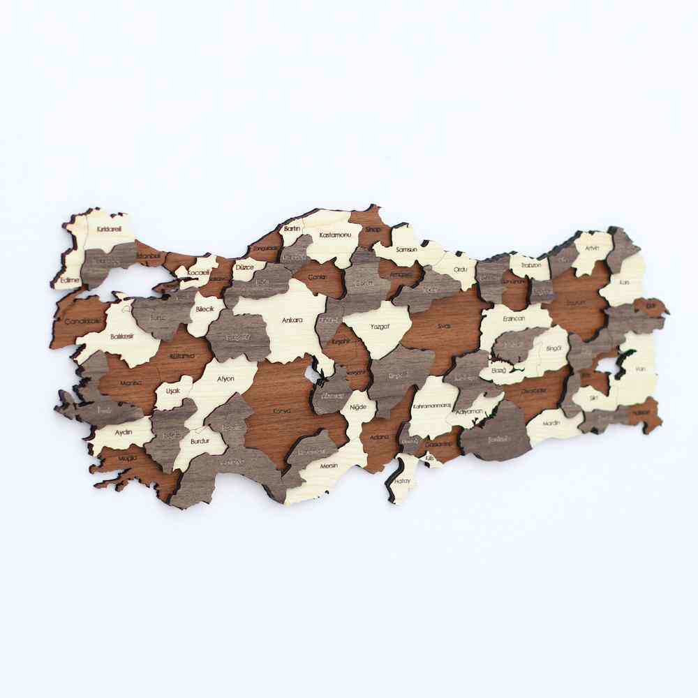 turkiye-country-map-home-wood-decoration-light-brown-dark-brown-light-blue-mustard-cream-red-3d-wooden-map-wall-art-colorfullworlds