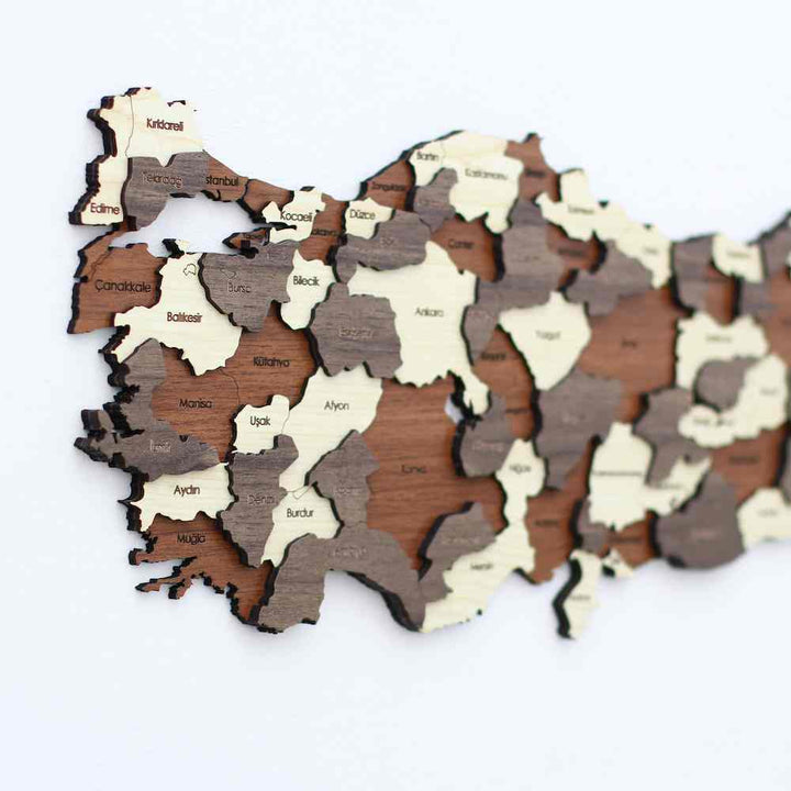 turkiye-country-map-3d-wooden-map-light-brown-dark-brown-light-blue-mustard-cream-red-wall-art-multiyared-colorfullworlds