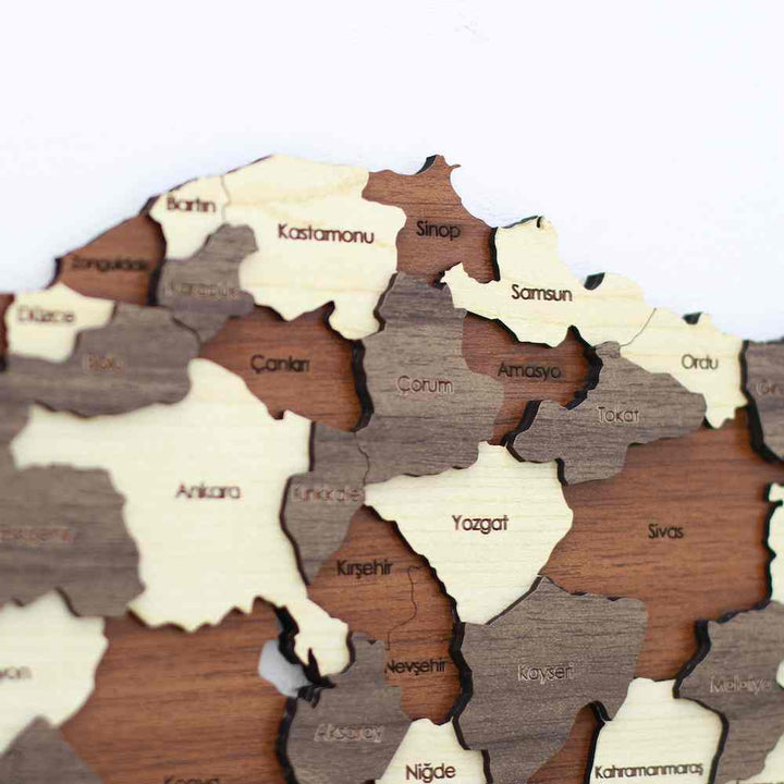 turkiye-country-map-wall-art-light-brown-dark-brown-light-blue-mustard-cream-red-3d-wooden-map-office-wood-decor-colorfullworlds