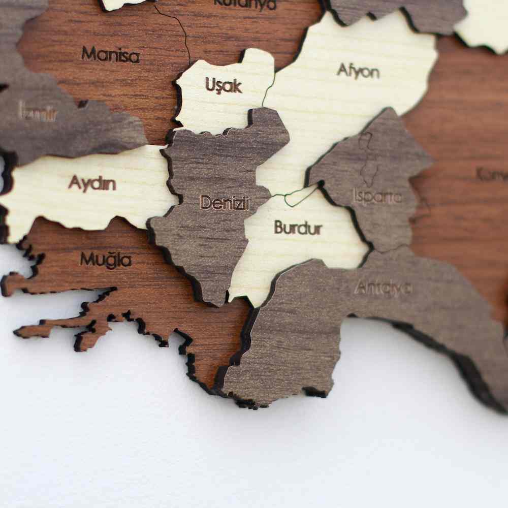 turkiye-country-map-wall-decors-light-brown-dark-brown-light-blue-mustard-cream-red-3d-wooden-map-office-decor-colorfullworlds