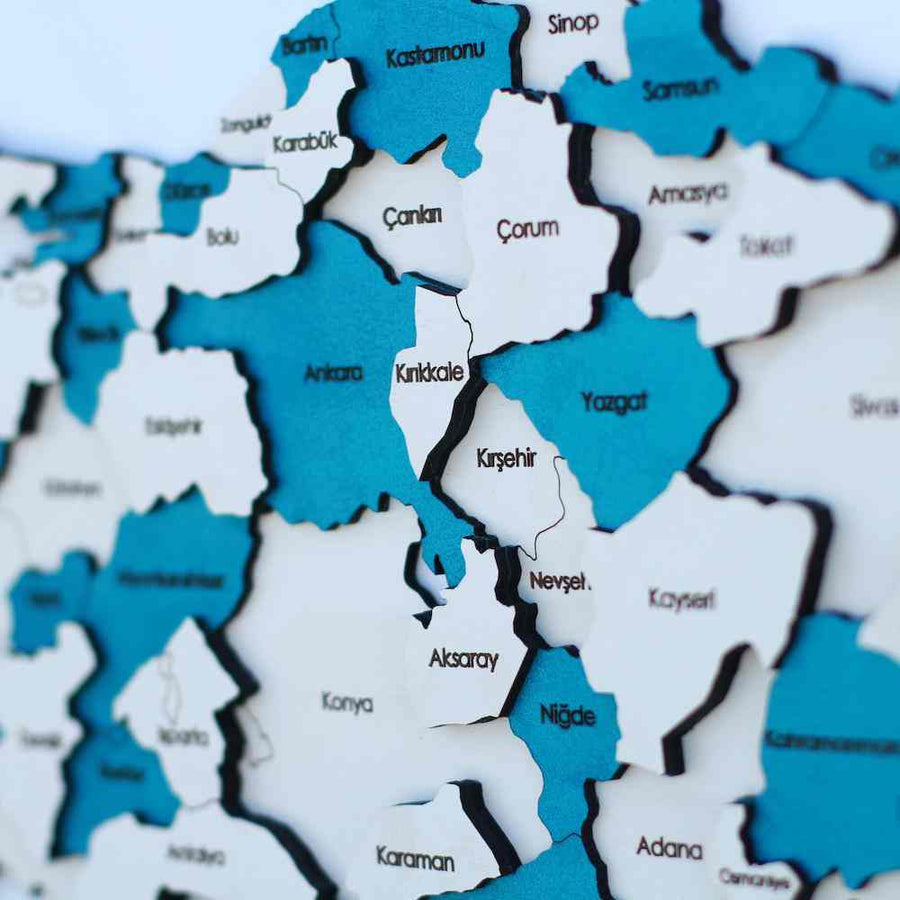 turkiye-country-map-3d-map-light-brown-dark-brown-light-blue-mustard-cream-red-wall-art-office-wood-decor-colorfullworlds