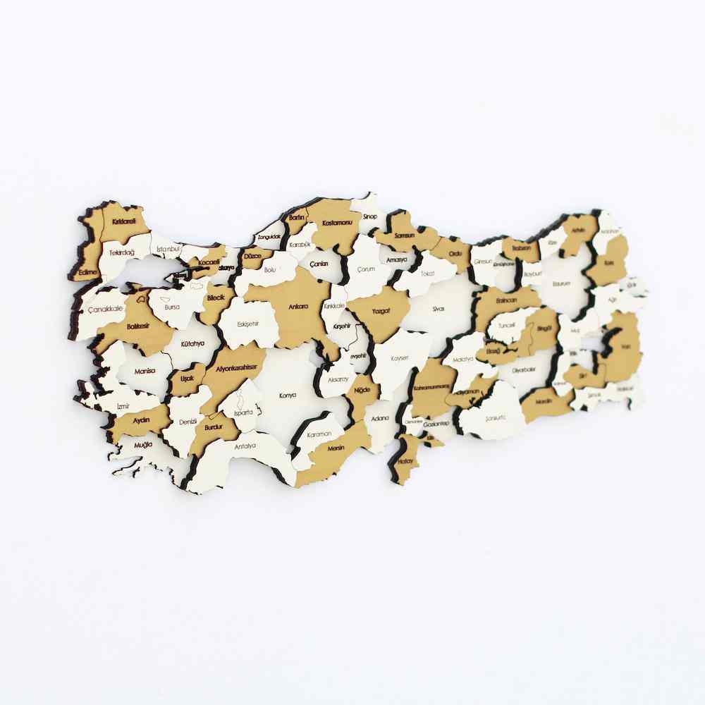 turkiye-country-map-3d-wooden-map-light-brown-dark-brown-light-blue-mustard-cream-red-office-wood-decor-wall-art-colorfullworlds