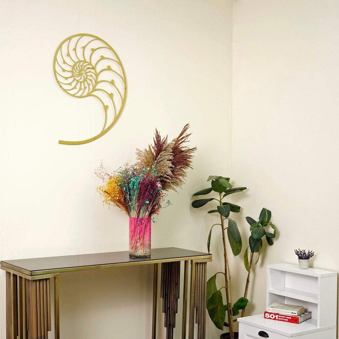 Nautilus-and-The-Golden-Ratio-Fibonacci-Spiral-Unique-Modern-Metal-Wall-Art-Metal-Wall-Decor-Mountain-Series-metal-wall-art-Metal-Home-Decor-colorfullworlds