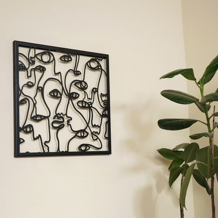 abstract-faces-metal-wall-decors-metal-wall-art-office-decor-with-abstract-facial-design-colorfullworlds
