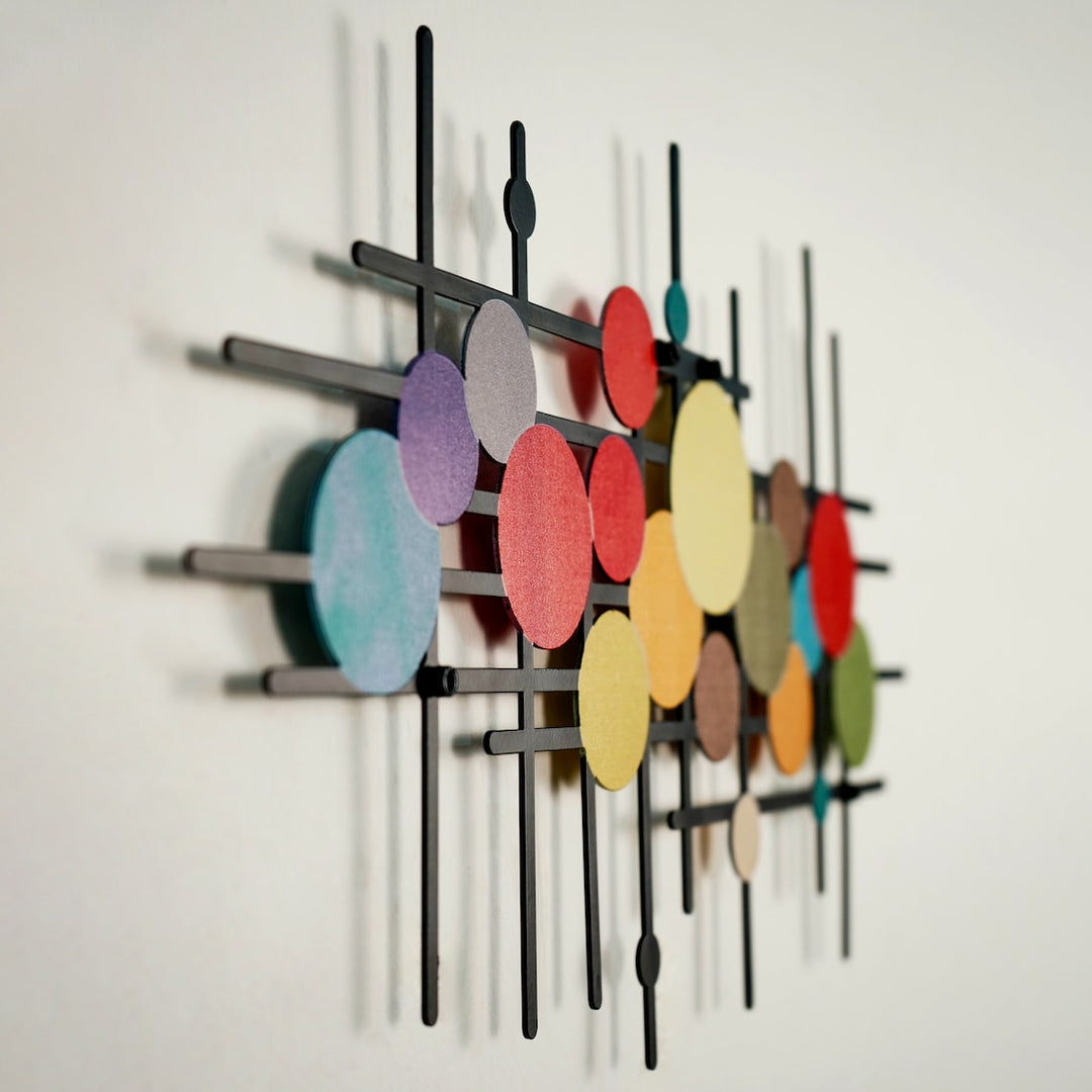mid-century-modern-wall-art-uv-printed-bars-and-dots-mid-century-modern-metal-wall-art-decor-metal-art-colorfullworlds
