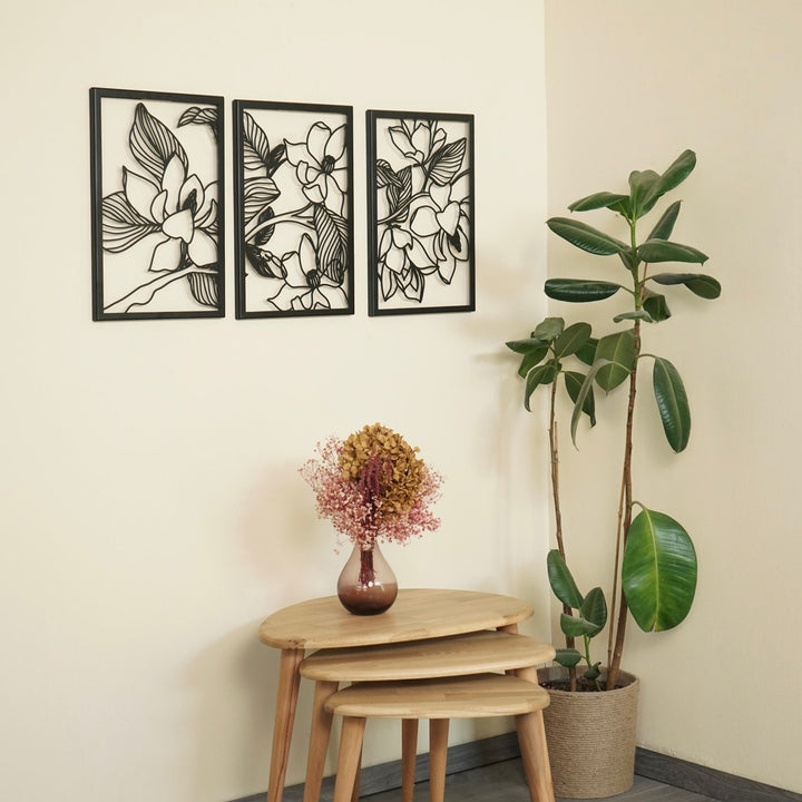 metal-wall-decors-metal-wall-table-triple-orchid-flowers-set-a-metal-art-installation-that-brings-the-garden-indoors-colorfullworlds