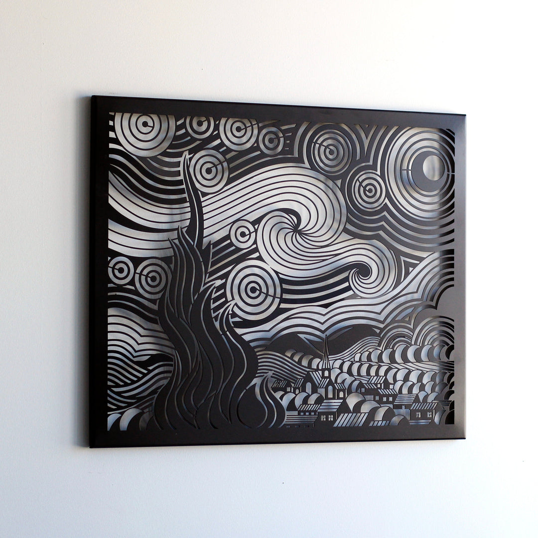 starry-night-metal-wall-art-for-living-room-van-gogh's-masterpiece-stylish-metal-wall-decor-for-modern-interiors-colorfullworlds
