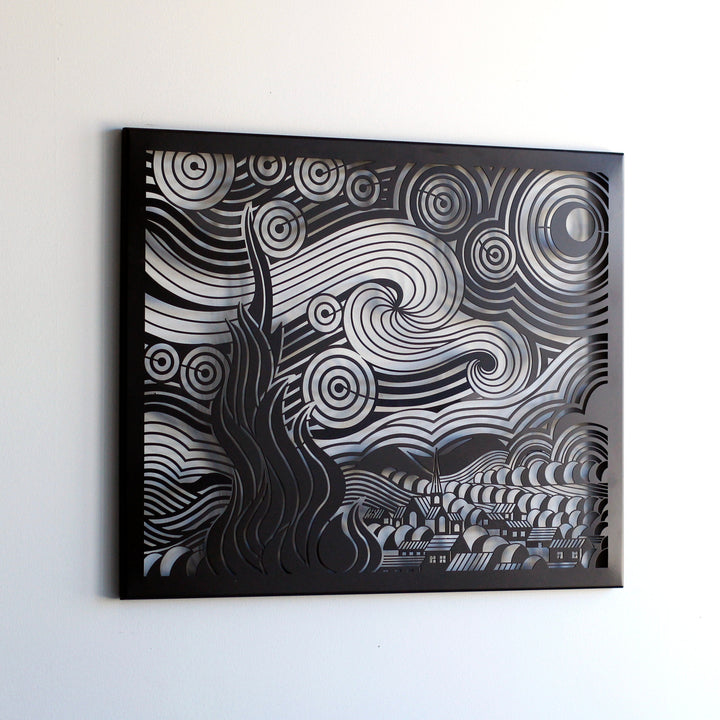 starry-night-metal-wall-art-for-living-room-van-gogh's-masterpiece-stylish-metal-wall-decor-for-modern-interiors-colorfullworlds
