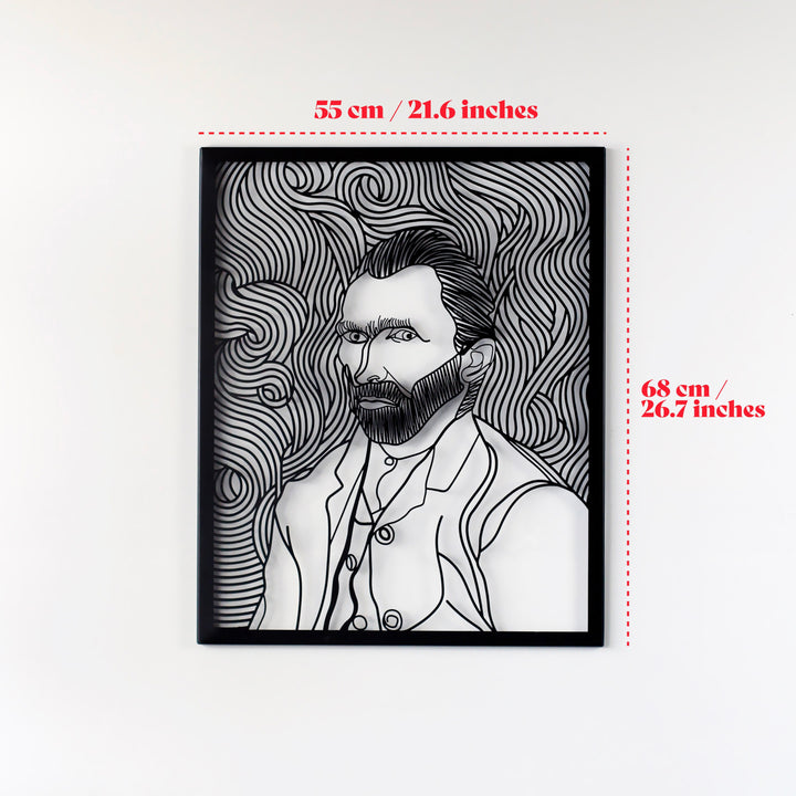 self-portrait-by-van-gogh-metal-wall-decor-metal-home-decor-office-metal-decor-timeless-art-colorful-worlds