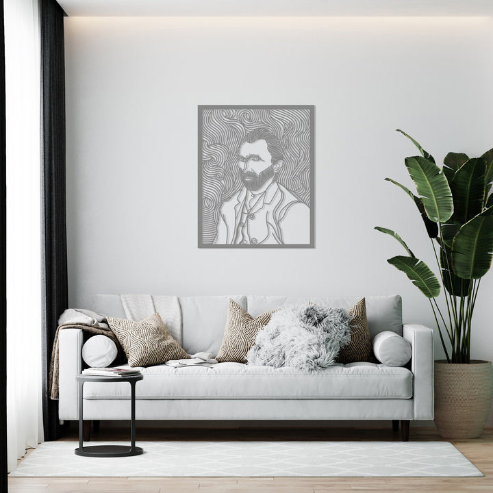 self-portrait-by-van-gogh-metal-wall-decor-metal-home-decor-wall-art-iconic-painting-metalized-colorful-worlds