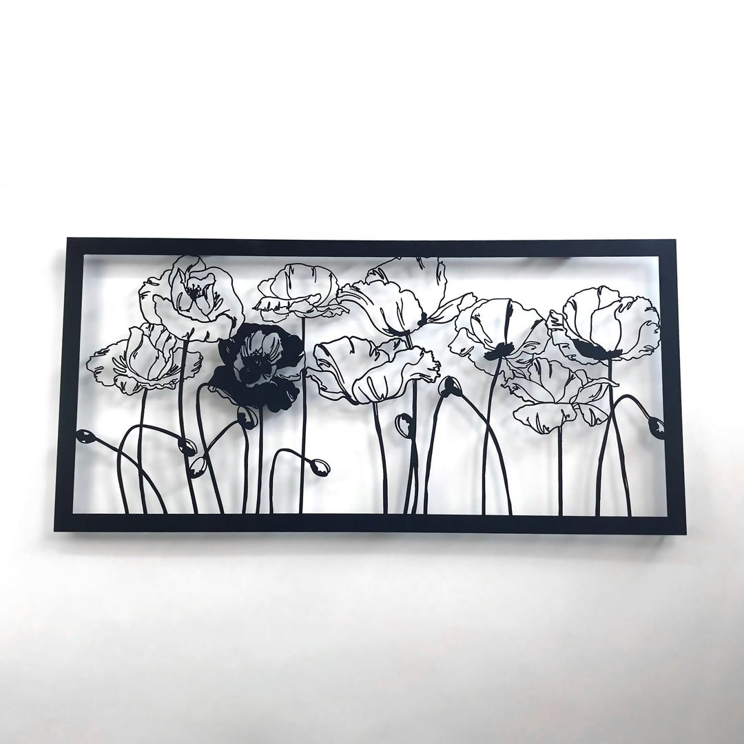 poppies-wooden-wall-art-wooden-wall-art-wooden-wall-decor-gold-silver-accents-colorfullworlds