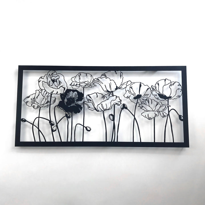 poppies-wooden-wall-art-wooden-wall-art-wooden-wall-decor-gold-silver-accents-colorfullworlds