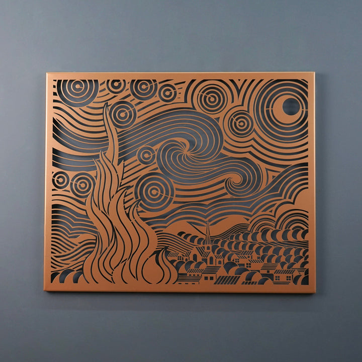 starry-night-metal-wall-art-for-living-room-van-gogh's-masterpiece-modern-metal-wall-art-suits-any-space-colorfullworlds