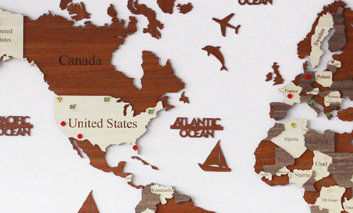 3D Multilayered Wood Maps