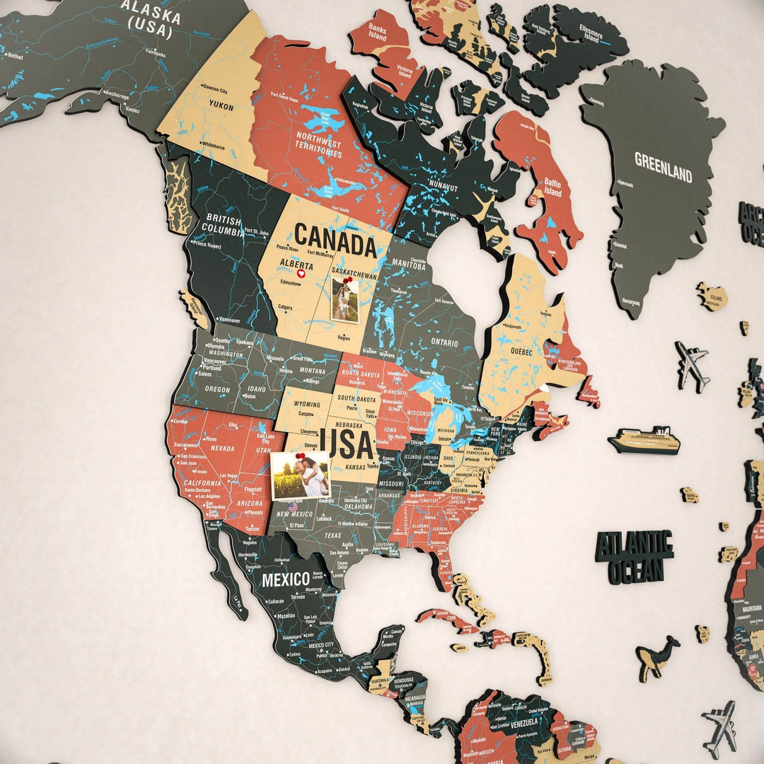 Colorfull Printed Maps
