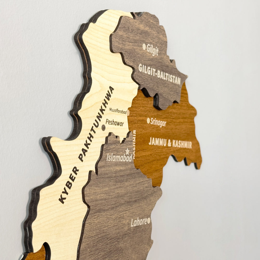 pakistan-map-wooden-3d-multilayered-wall-arts-gift-for-pakistanis-multicolor -colorfullworlds