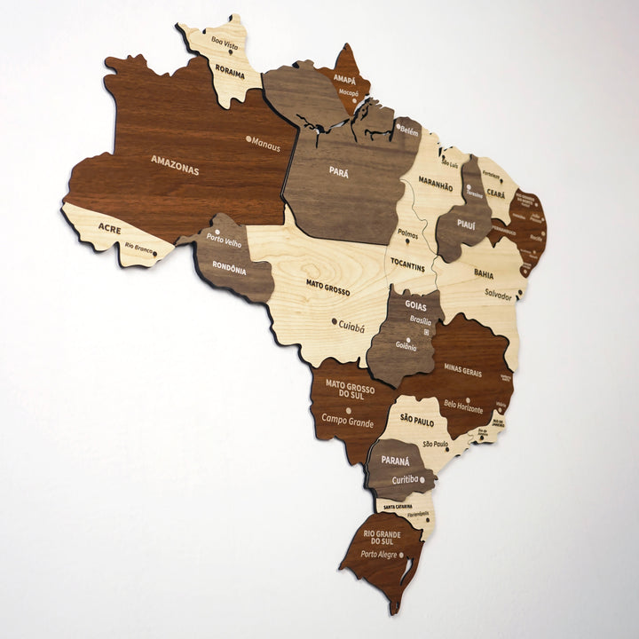brazil-map-wooden-map-very-colorful-light-brown-dark-brown-cream-wall-decors-multiyared-office-wood-decor-colorfullworlds