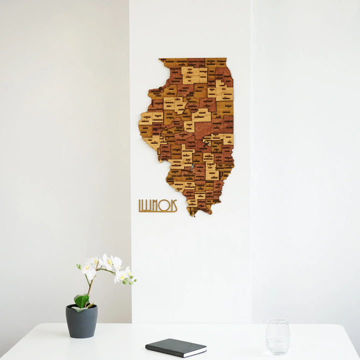 illinois-state-map-wooden-map-wall-decors-light-brown-dark-brown-cream-multiyared-office-wood-decor-colorfullworlds