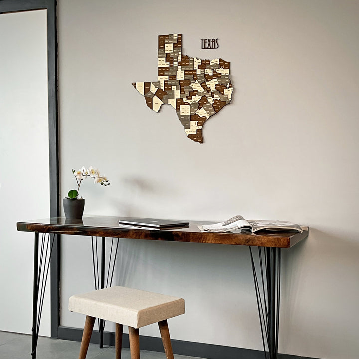 texas-state-map-wooden-map-3d-multilayered-wall-arts-gift-for-home-wood-decoration -colorfullworlds