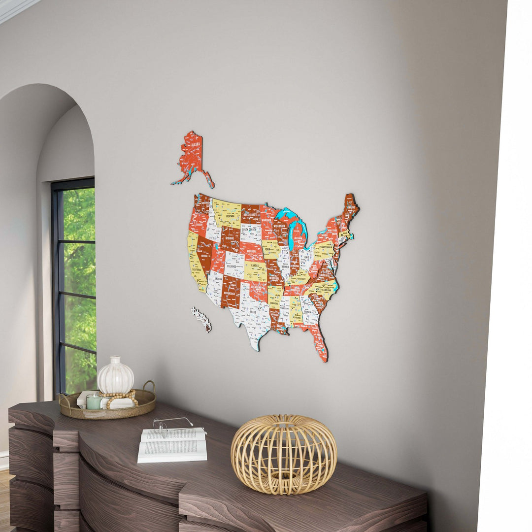 3d-multilayered-usa-wall-map-terracotta-modern-decor-colorfullworlds