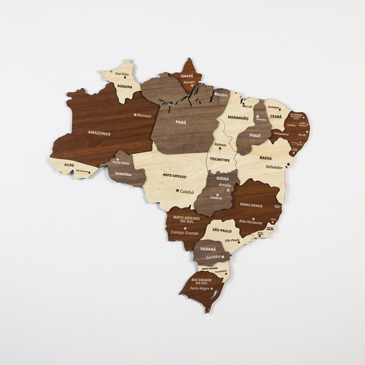 brazil-map-home-wood-decoration-light-brown-dark-brown-cream-3d-wooden-map-very-colorful-wall-art-colorfullworlds