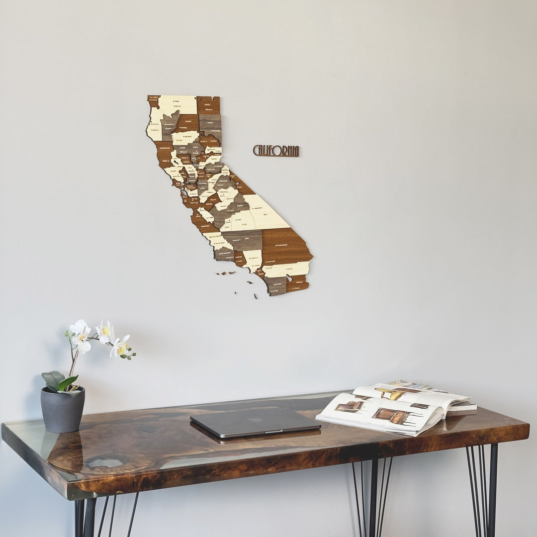california-map-wooden-3d-multilayered-wall-arts-gift-for-californians-multicolor -colorfullworlds