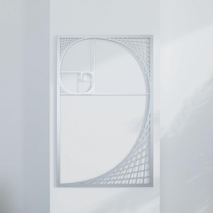The Golden Ratio Fibonacci Spiral Wall Art - Spiral Metal Wall Decor