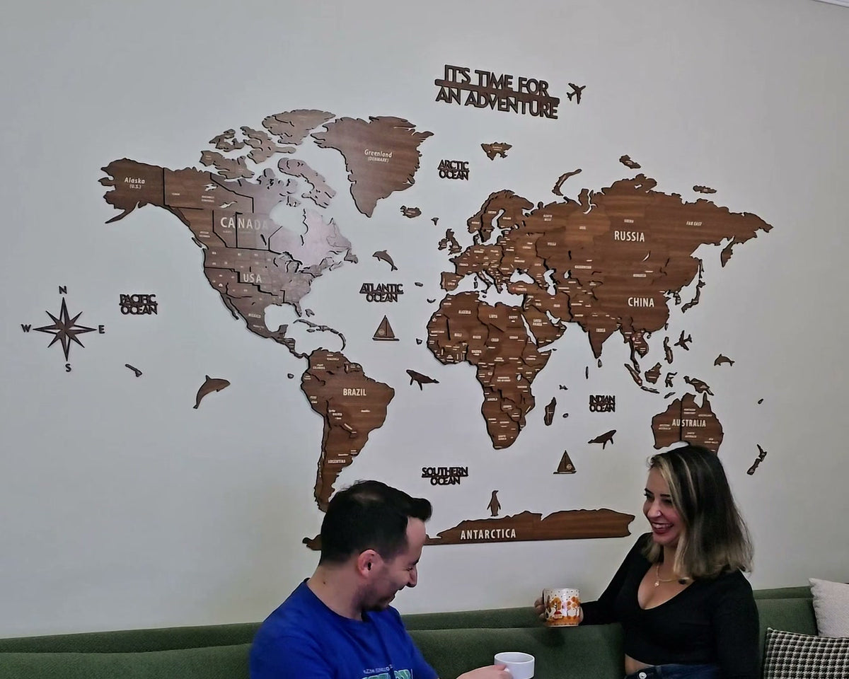 More Than a Map. It's Your Story on the Wall.