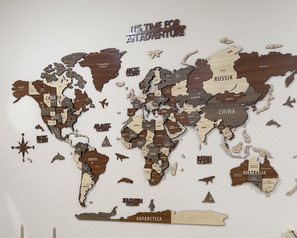 More Than a Map. It's Your Story on the Wall.