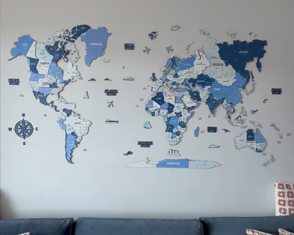 More Than a Map. It's Your Story on the Wall.
