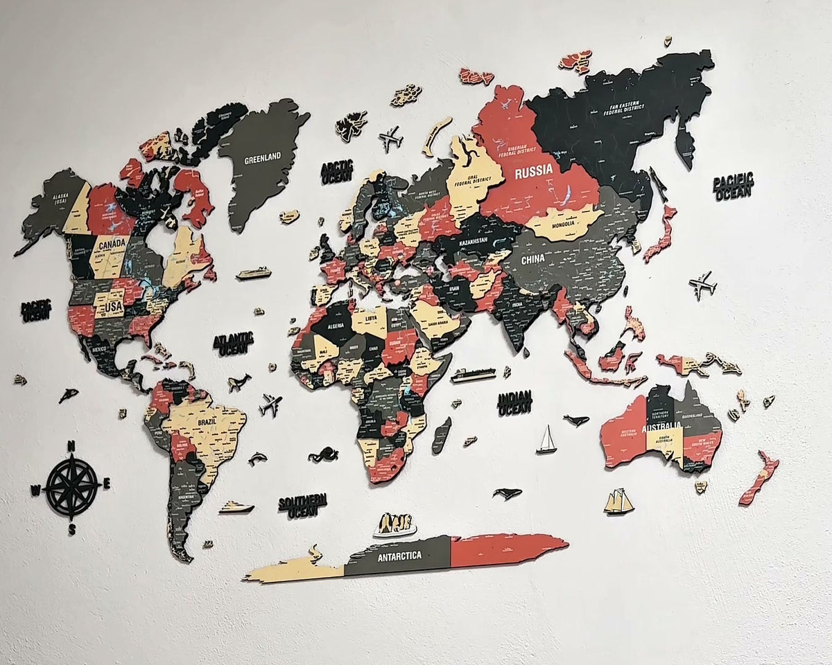 More Than a Map. It's Your Story on the Wall.