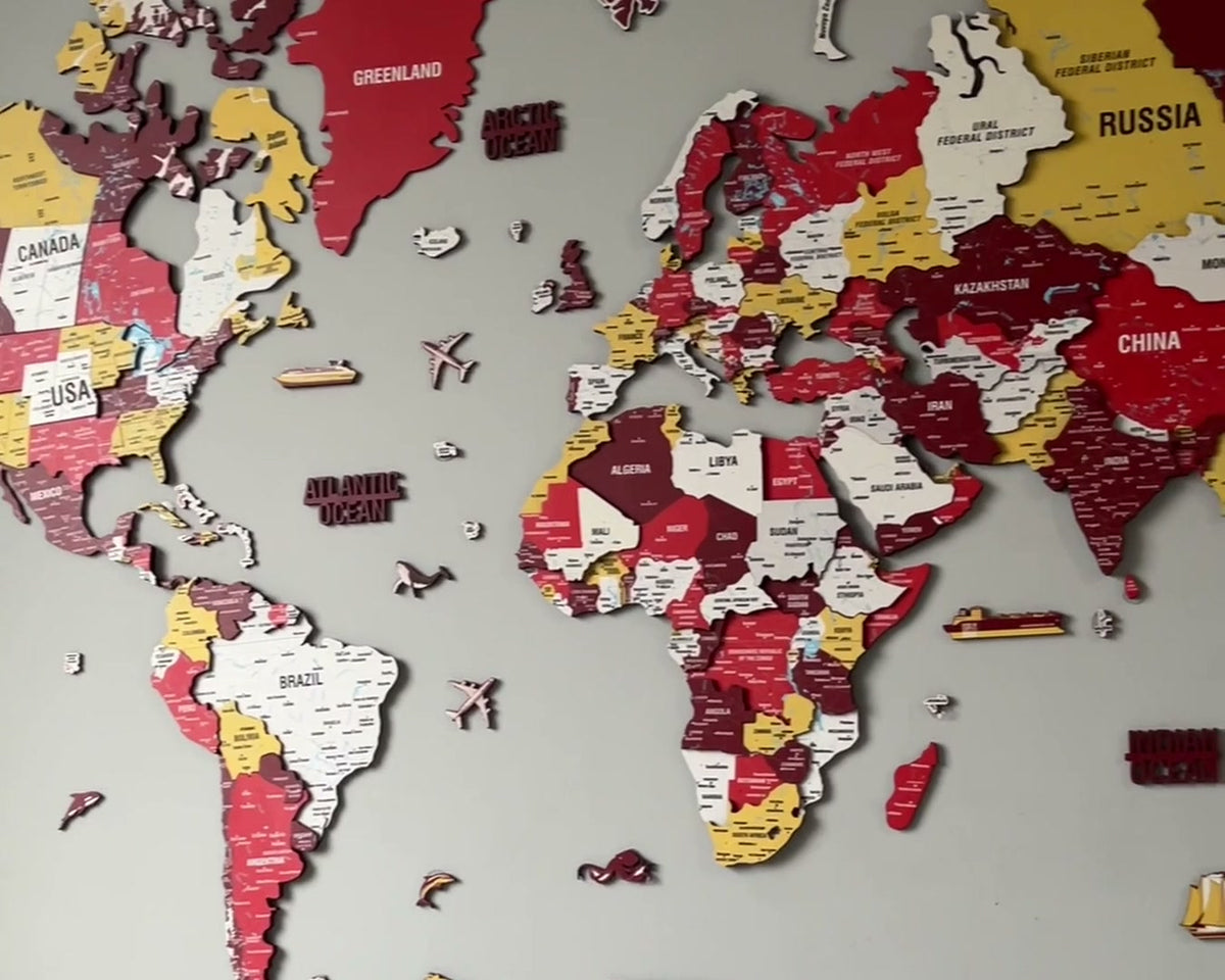 More Than a Map. It's Your Story on the Wall.