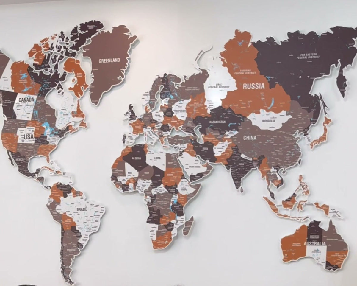 More Than a Map. It's Your Story on the Wall.