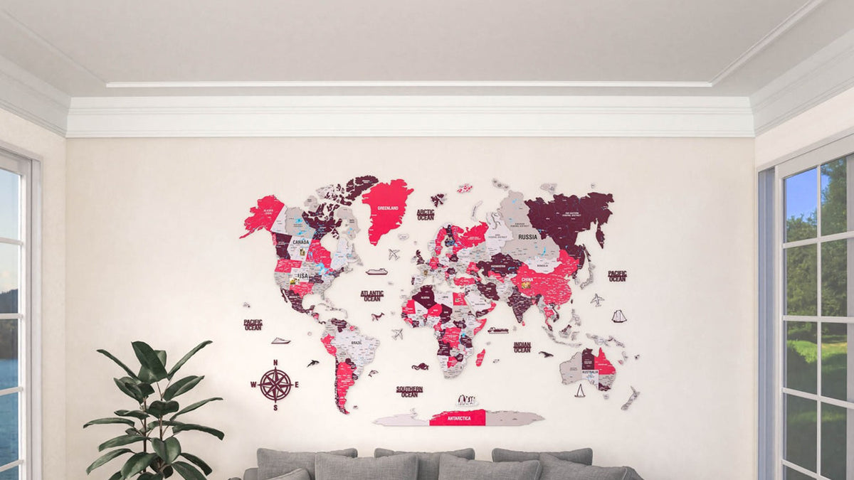 More Than a Map. It's Your Story on the Wall.