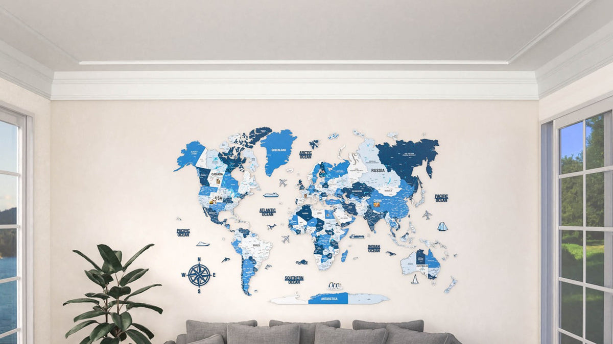 More Than a Map. It's Your Story on the Wall.