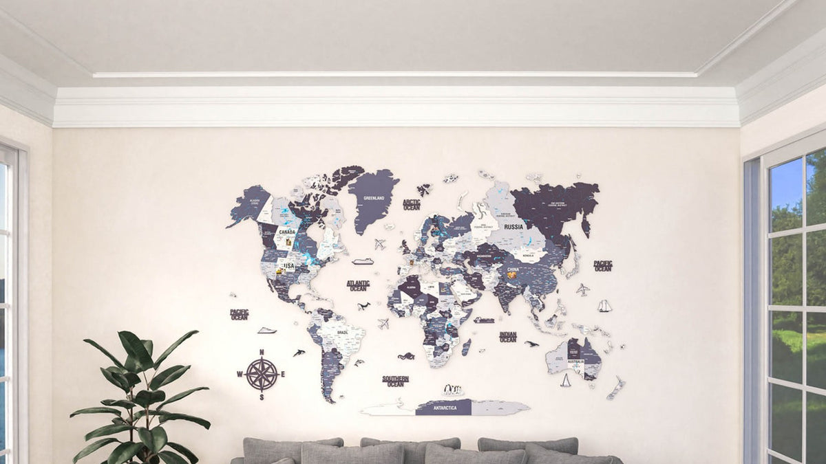 More Than a Map. It's Your Story on the Wall.
