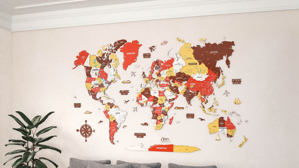More Than a Map. It's Your Story on the Wall.