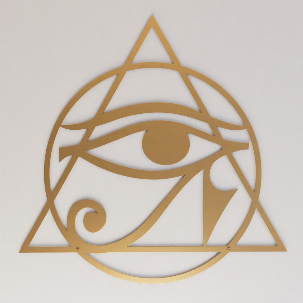 eye-of-horus-metal-wall-art-matte-gold-living-room-decor-colorfullworlds